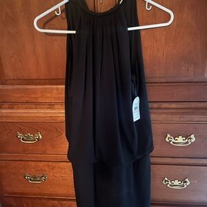 Jessica Simpson Classic Black Midi Dress